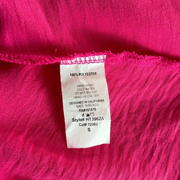 Haptics Pink Ruffle Top NWT - Picture 7 of 7